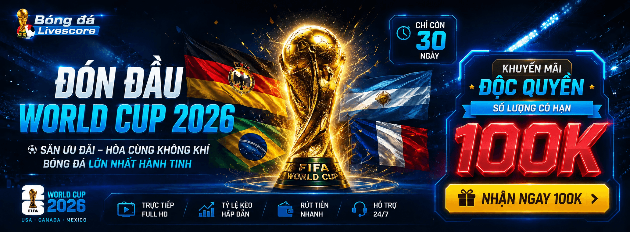 Trực tiếp Akron vs Baltika 26/06/2026 - Bóng Đá Tụ Hội TV - Xem trực tiếp bóng đá full HD, link xem bóng đá trực tuyến hôm nay miễn phí tại Bóng Đá Tụ Hội TV